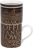 Könitz 100 % on dark brown - Coffee for one