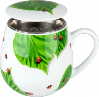 Könitz Marienkäfer auf Laub - Tea for you