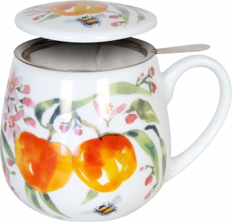 Könitz Fruity Tea Peach by V. Lowe - Becher mit Sieb und Deckel