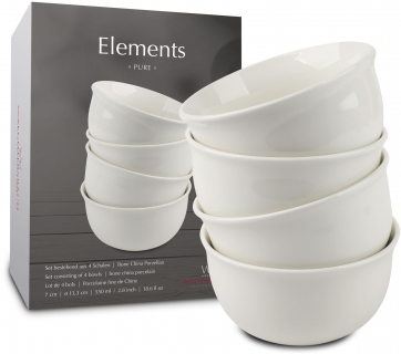 Waechtersbach Elements - Pure - 4er Müsli Ø 13 cm im GK