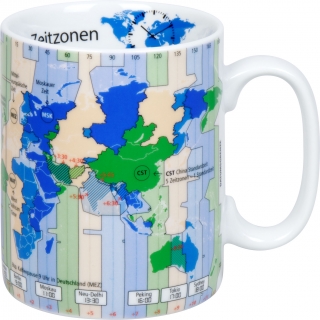 K&ouml;nitz Wissensbecher Zeitzonen (dt) - Becher