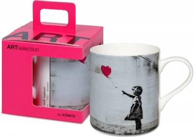 Könitz Girl with Balloon by Banksy - Becher im GK