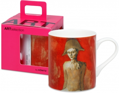 Könitz seated harlequin by Picasso - Becher im GK