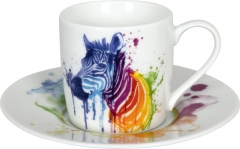 Könitz Watercoloured Animals-Zebra - Espresso