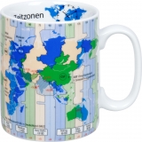 K&ouml;nitz Wissensbecher Zeitzonen (dt) - Becher