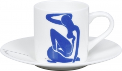 K&ouml;nitz Nu bleu I by Matisse - Espresso