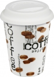 Könitz Coffee Collage - Traveler's - Coffee to go Mug mit Deckel