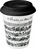 Könitz Vivaldi Libretto weiss- Trav. - Coffee to go Mug mit Deckel